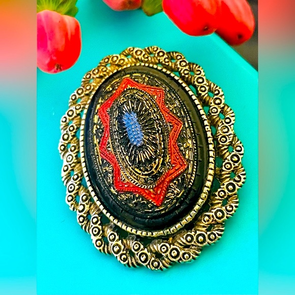 Vintage Sarah Coventry Pendant Brooch - Picture 3 of 10